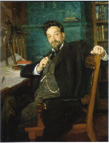 Richard Bergh Portrait of professor Karl Warburg
